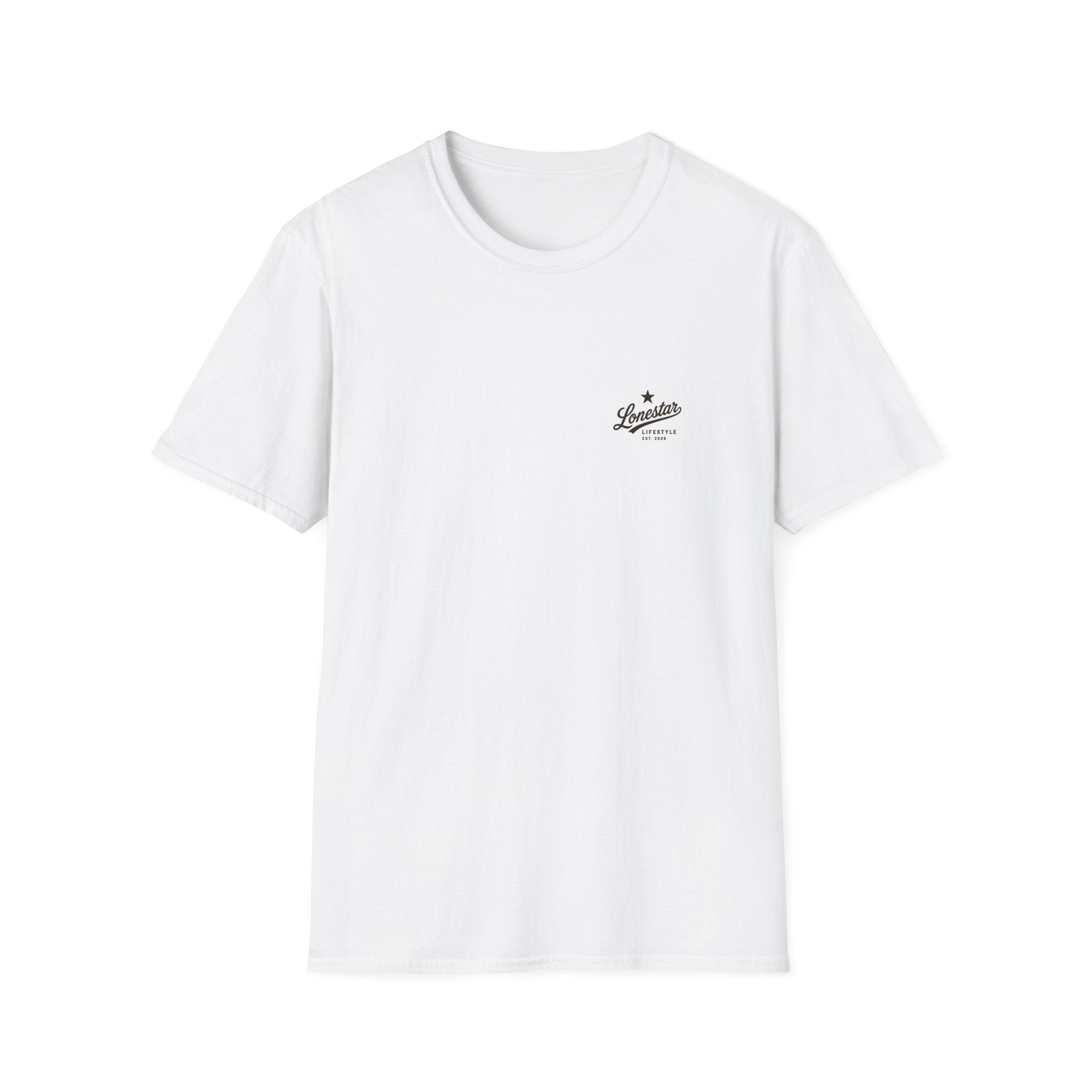 Lonestar Retro Logo T-Shirt — Minimal Vintage Chest Graphic